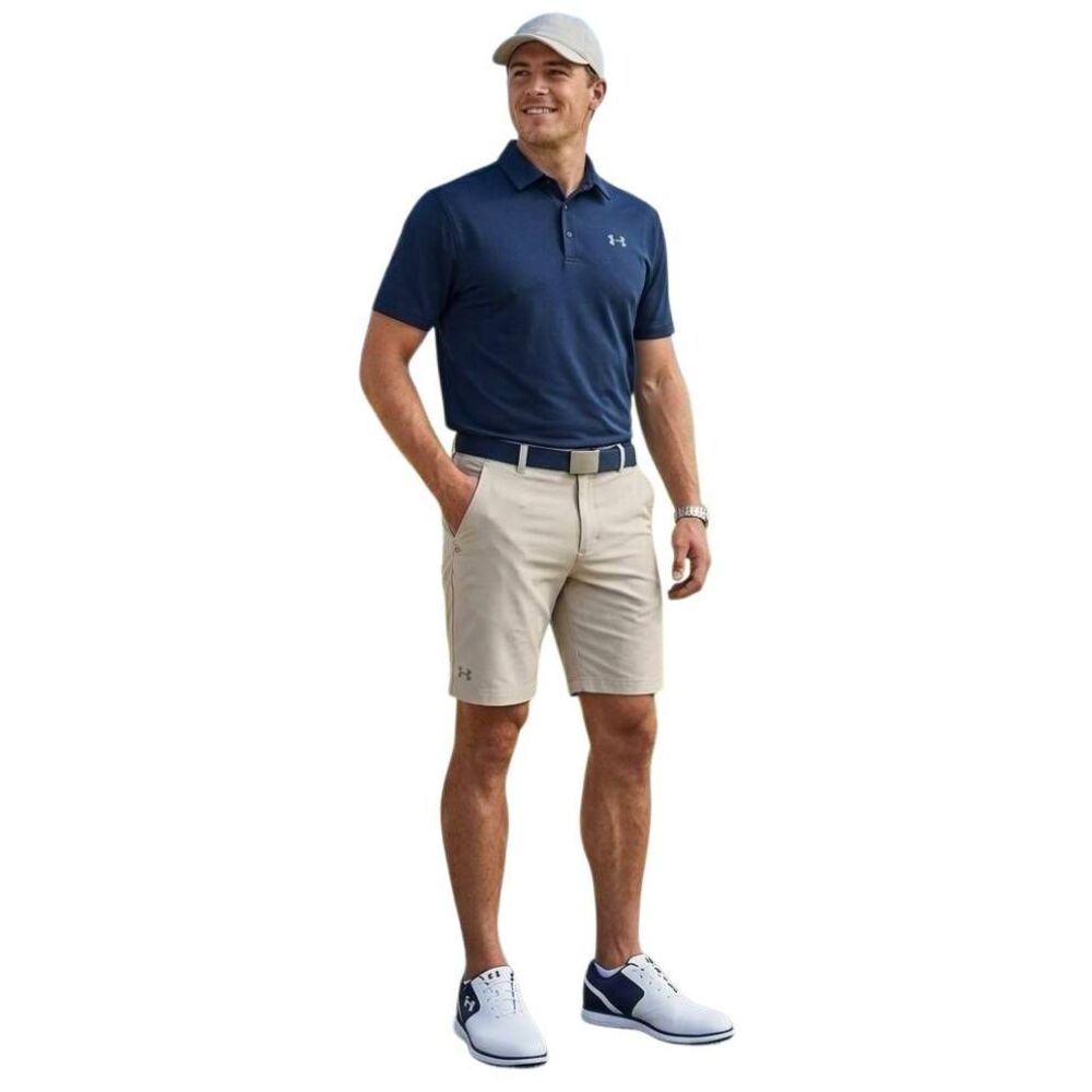Kyodan Golf Men's Performance Golf Shorts Beige Tan Size 32